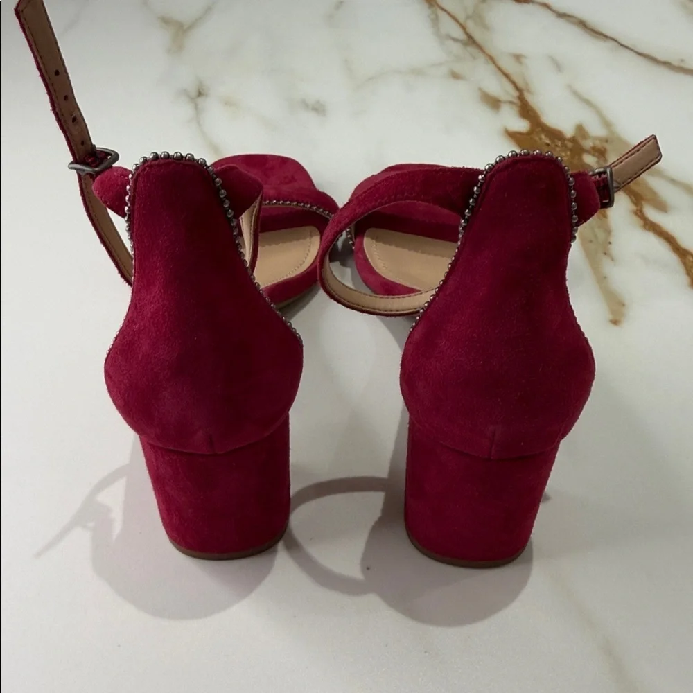 Coach Maddie Suede Sandals 9.5